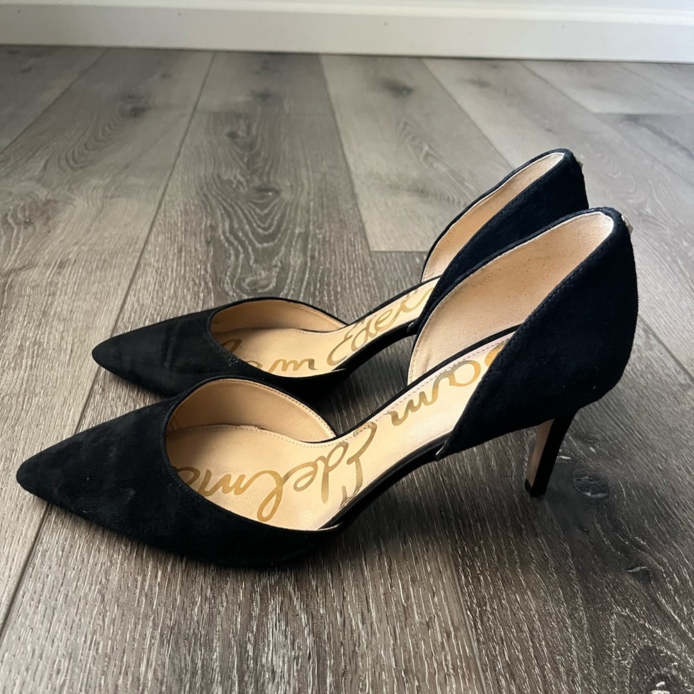 Sam Edelman Black D'Orsay Stiletto Heels